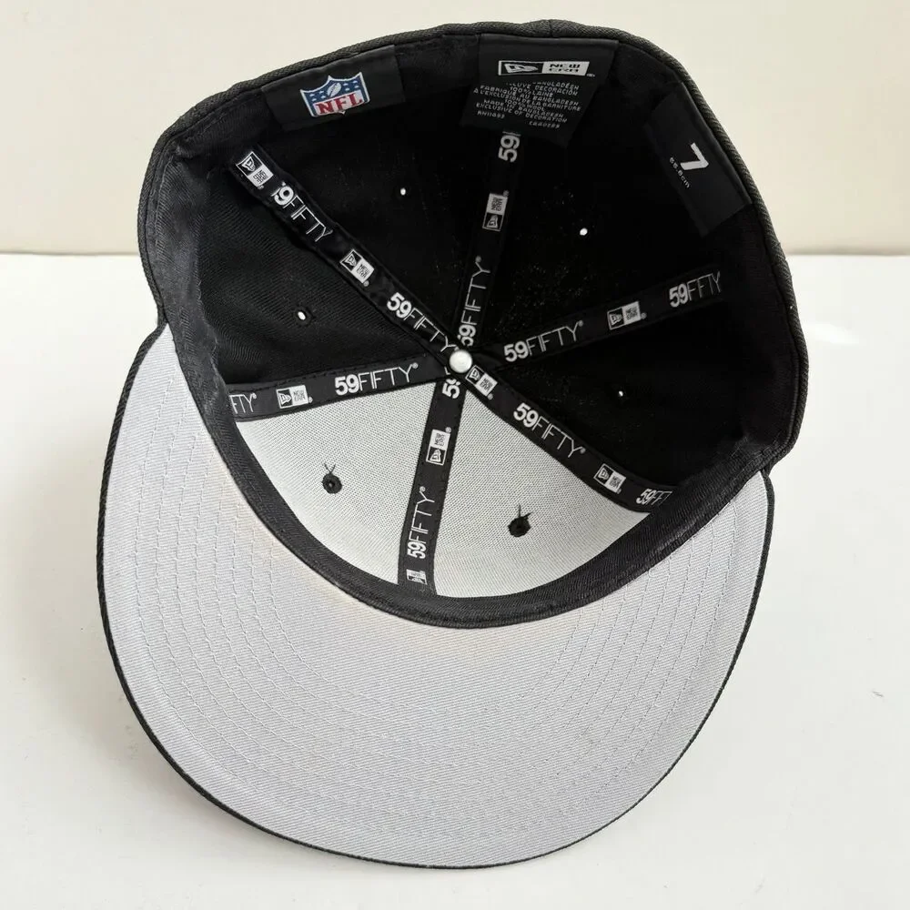 New Era Cincinnati Bengals Black Fitted Hat Size 7 59FIFTY Youth